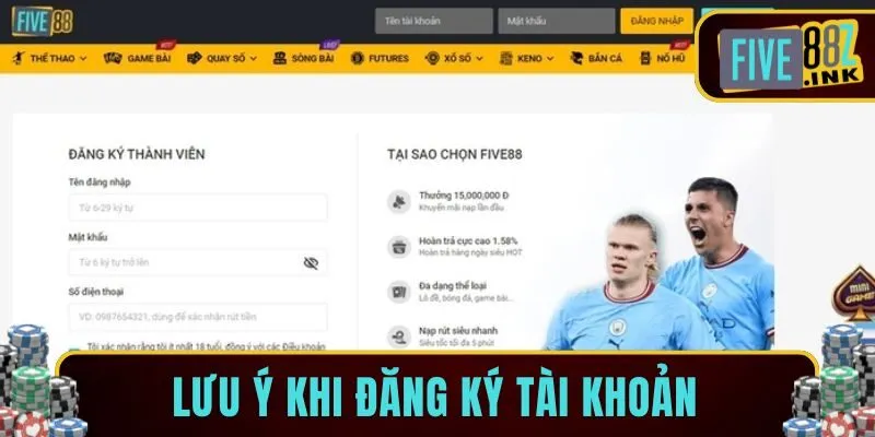 đăng ký five88