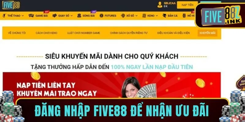 đăng nhập five88